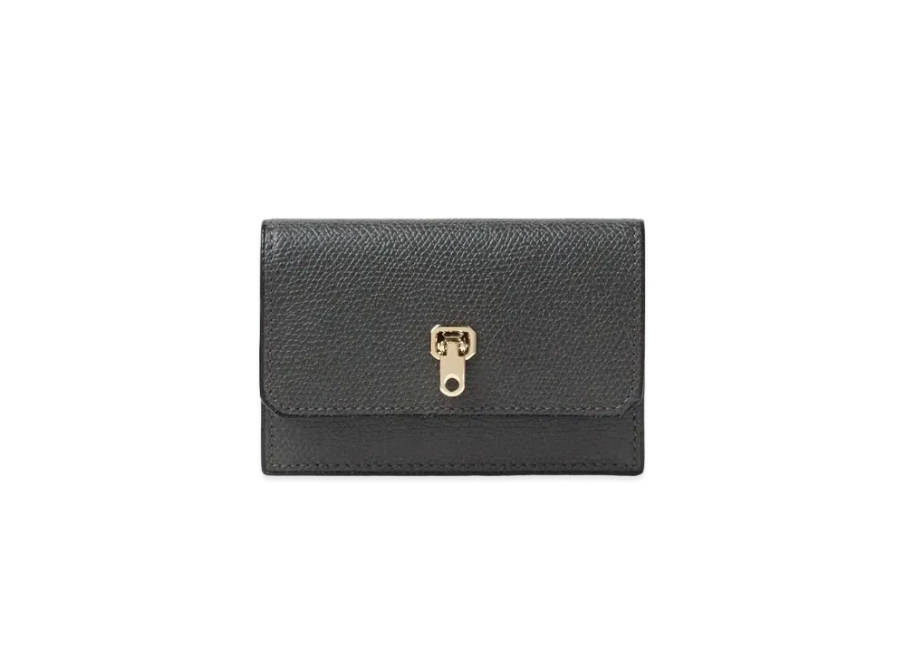 Valextra Brella Card Case "Dark Gray"