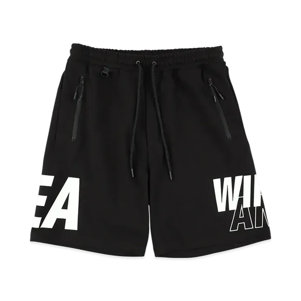 WIND AND SEA Sig Tech Fleece Short "Black"