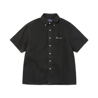 thisisneverthat Washed Denim S/S Shirt "Black"