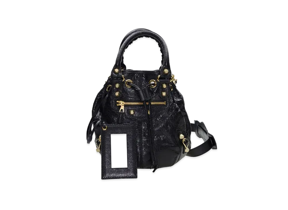 BALENCIAGA Handbag Lambskin "Black"