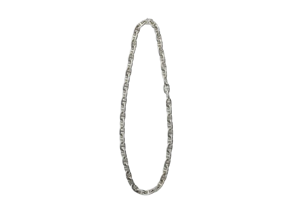 Hermes 90s Chaine d'ancre PM Toggleless Necklace "Silver"