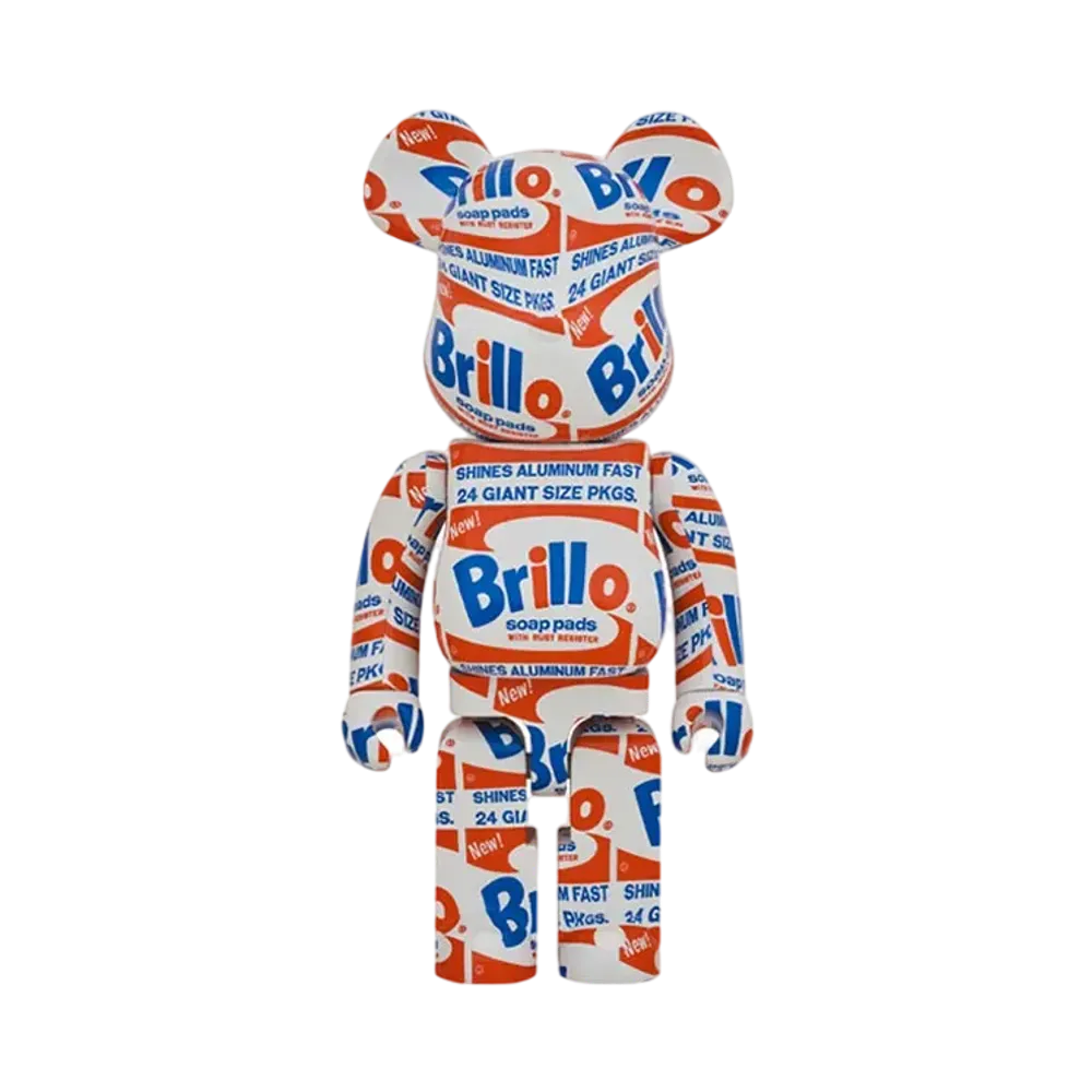 Bearbrick ANDY WARHOL “Brillo” 1000%