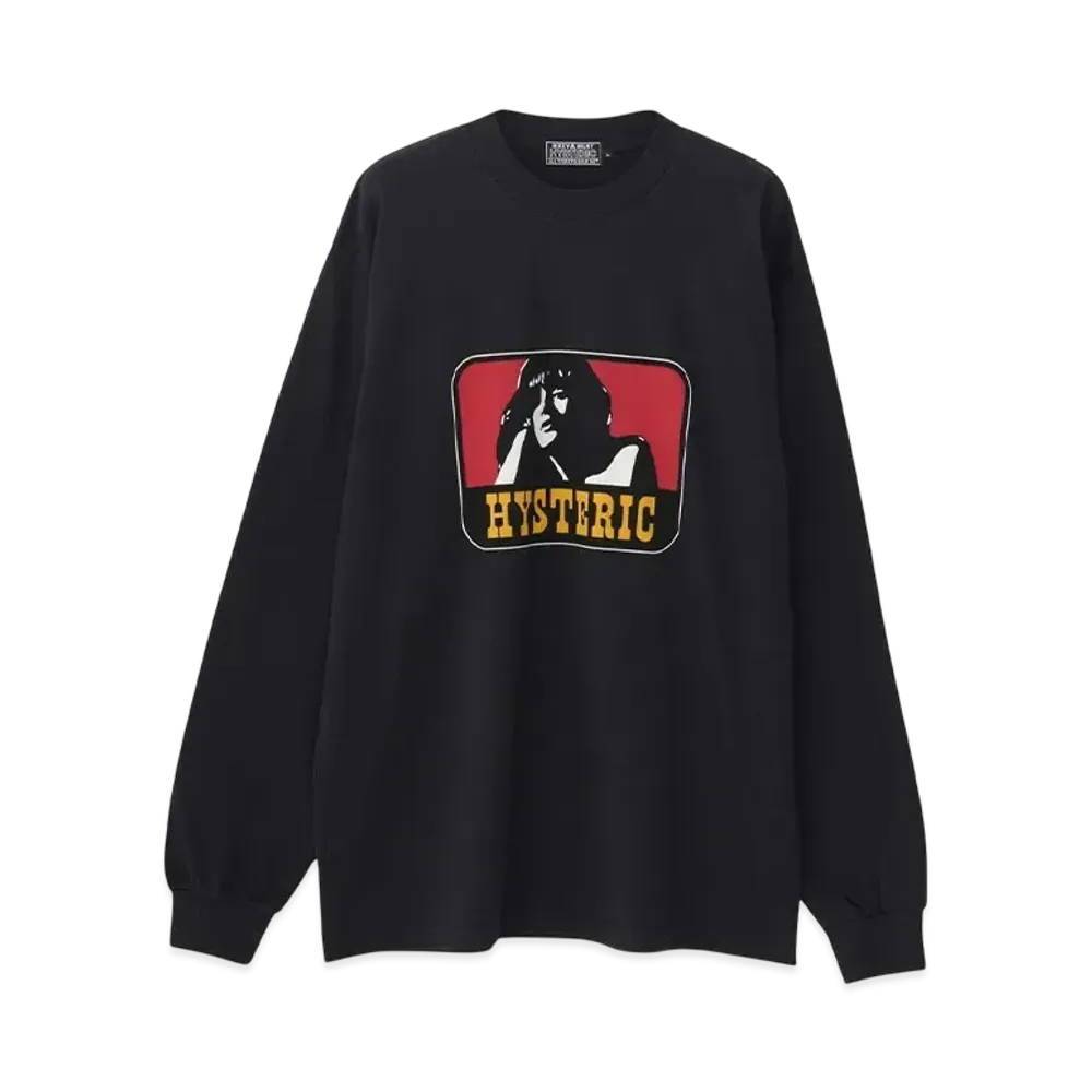 HYSTERIC GLAMOUR Untamed Girl T-Shirt "Black"