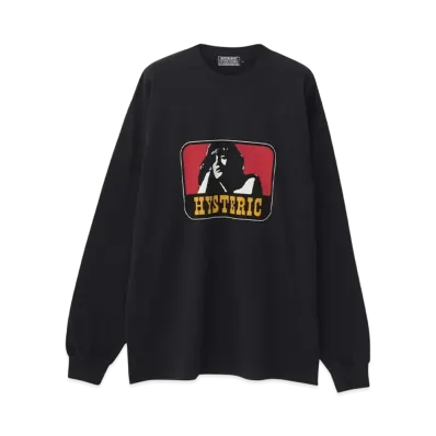 HYSTERIC GLAMOUR Untamed Girl T-Shirt "Black"