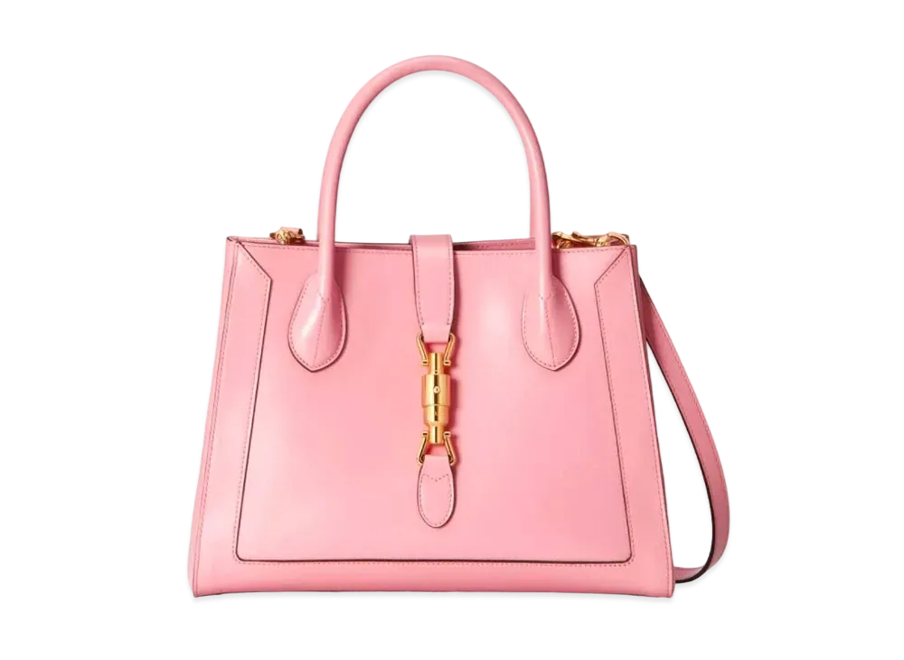 GUCCI Jackie 1961 Medium Tote Bag "Pale Pink"