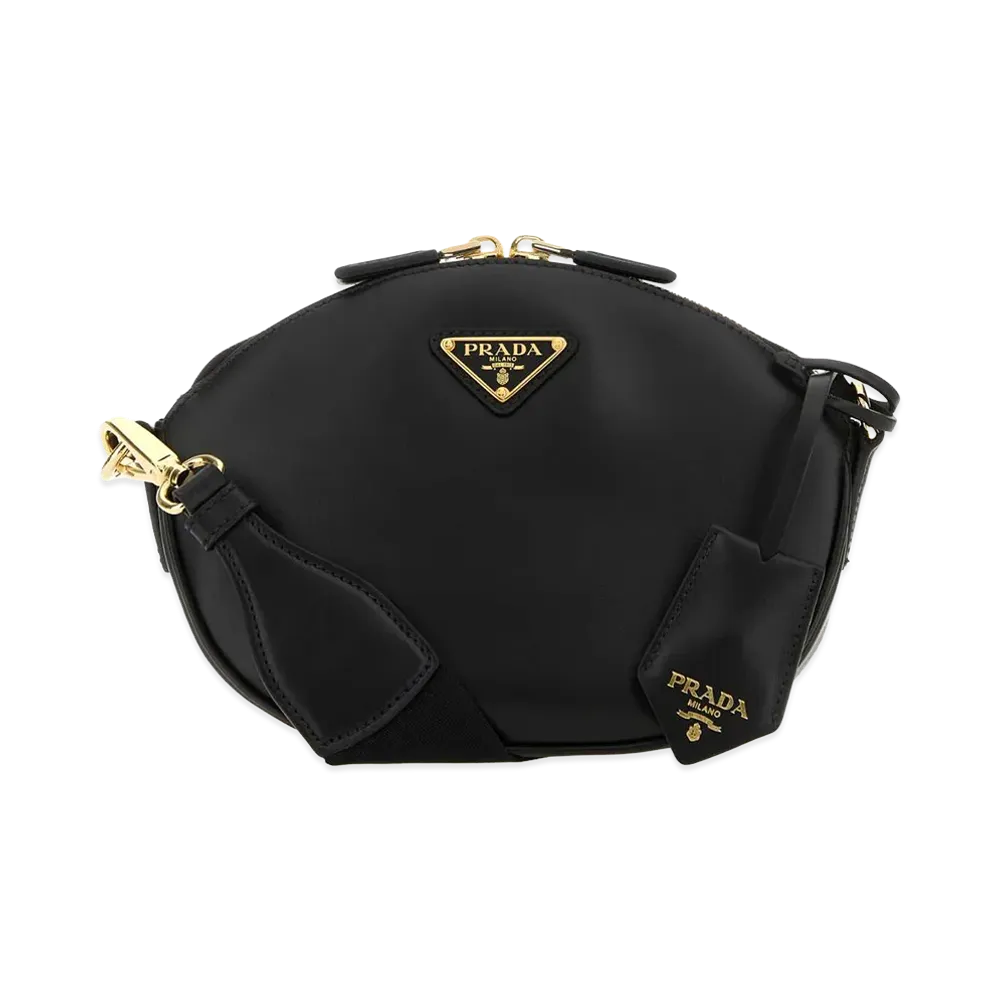 PRADA Women's Leather Crossbody Bag "Black"