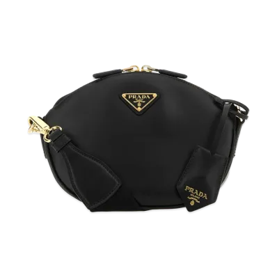 PRADA Women's Leather Crossbody Bag "Black"