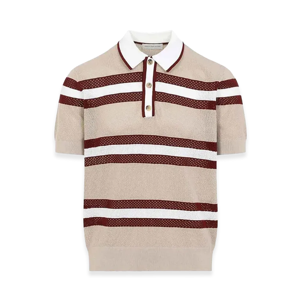 DRIES VAN NOTEN Mercy Polo Shirt "Beige"