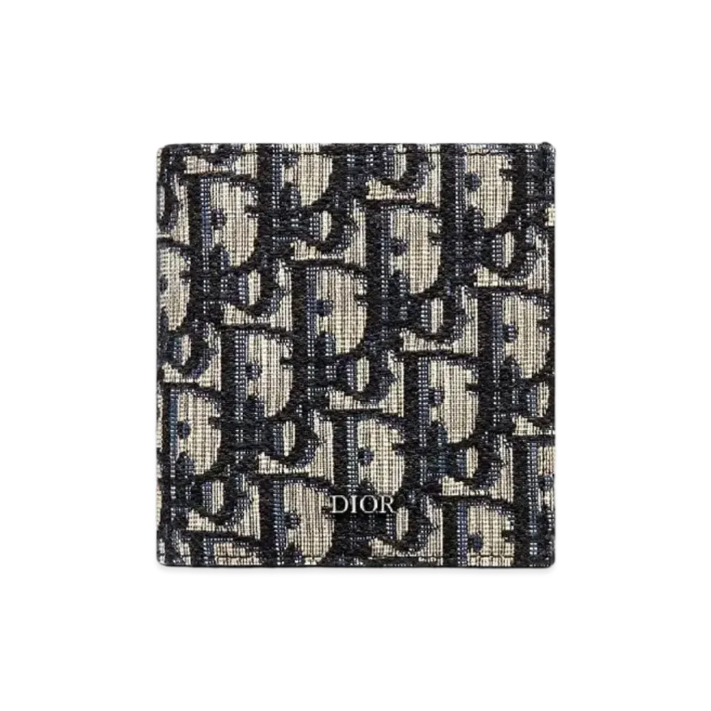 Dior Vertical Wallet Dior Oblique Jacquard "Beige"