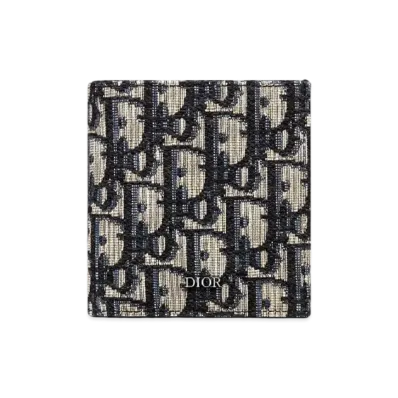 Dior Vertical Wallet Dior Oblique Jacquard "Beige"