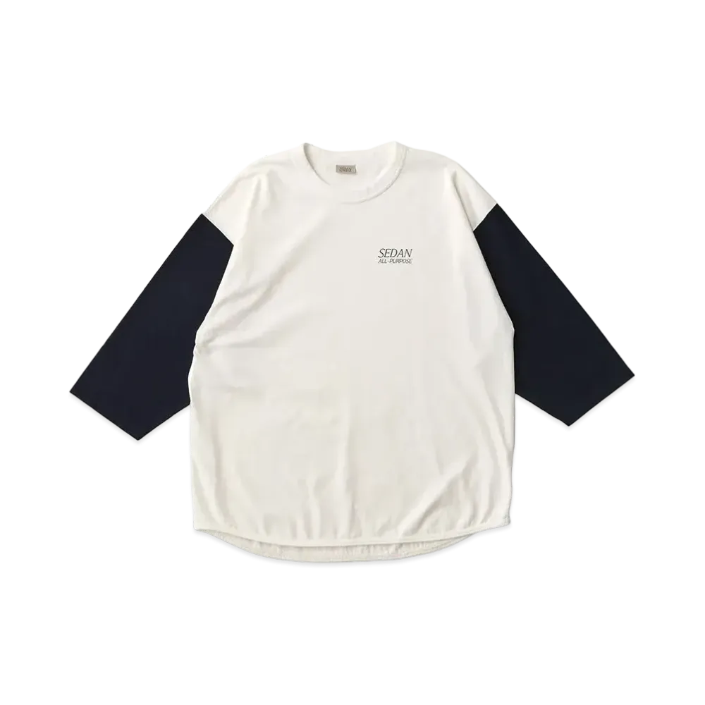 SEDAN ALL-PURPOSE OG Logo Baseball Tee "Off/Navy"