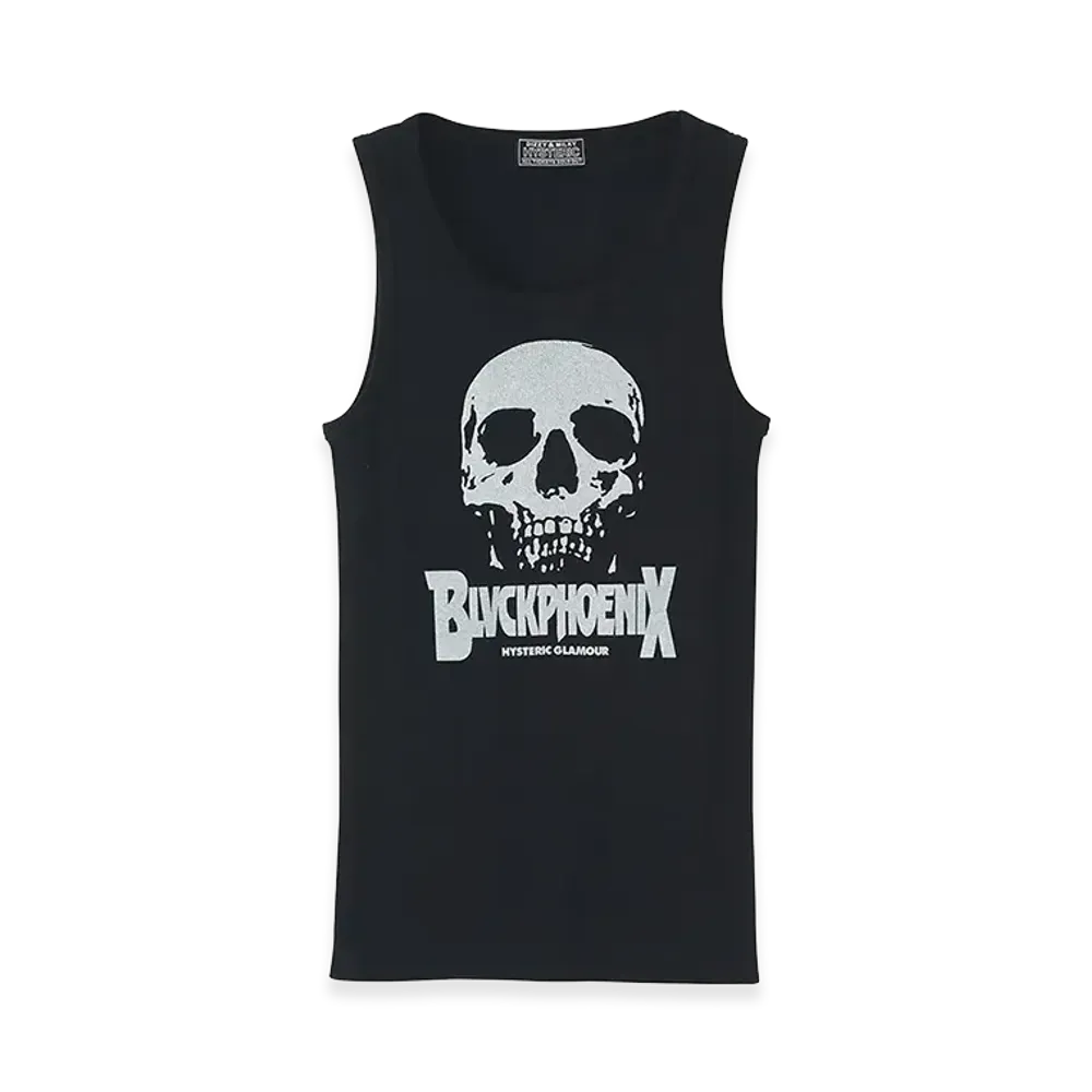 HYSTERIC GLAMOUR x BLVCKPHOENIX HG Skull Tanktop "Black"