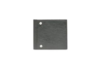 BALENCIAGA Square Wallet Stone Square Coin Pouch "Gray"