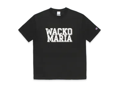 WACKO MARIA x Champion Heavy Weight T-Shirt "Black"