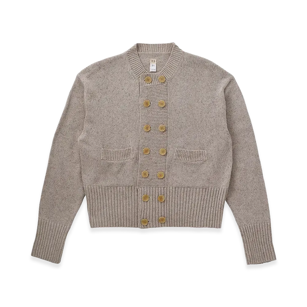 T.T Taiga Takahashi LOT.506 DB Cardigan "Ivory"