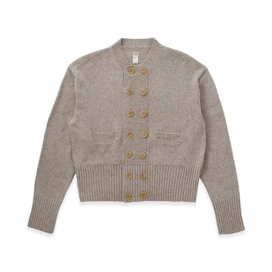 T.T Taiga Takahashi LOT.506 DB Cardigan "Ivory"
