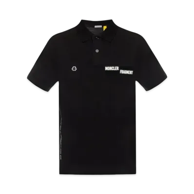 MONCLER fragment Polo Shirt "Black"