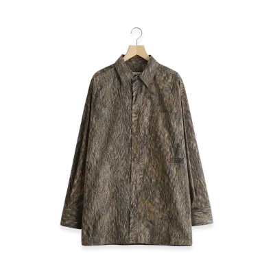 MM6 Maison Margiela Long Sleeved Shirt "Brown"
