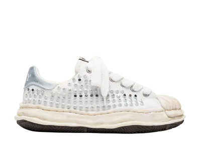 Maison MIHARA YASUHIRO BLAKEY OG Sole Studded Canvas Low-top Sneakers "White"