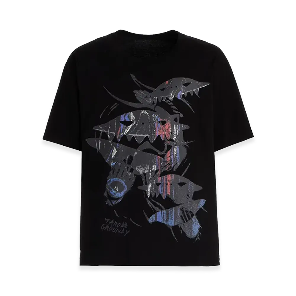 Ground Y x Taro Okamoto Graphic T-shirts "Non" "Black"