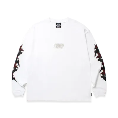 APHRODITEGANG GAKKIN x BUDSPOOL Sanencho L/S Tee "White"