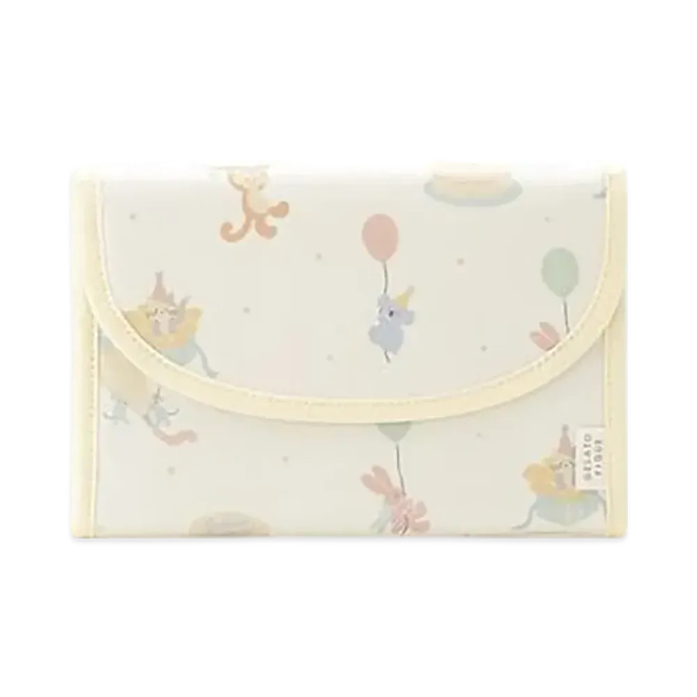 GELATO PIQUE All-Over Pattern Mother & Child Notebook Case S "Off White"