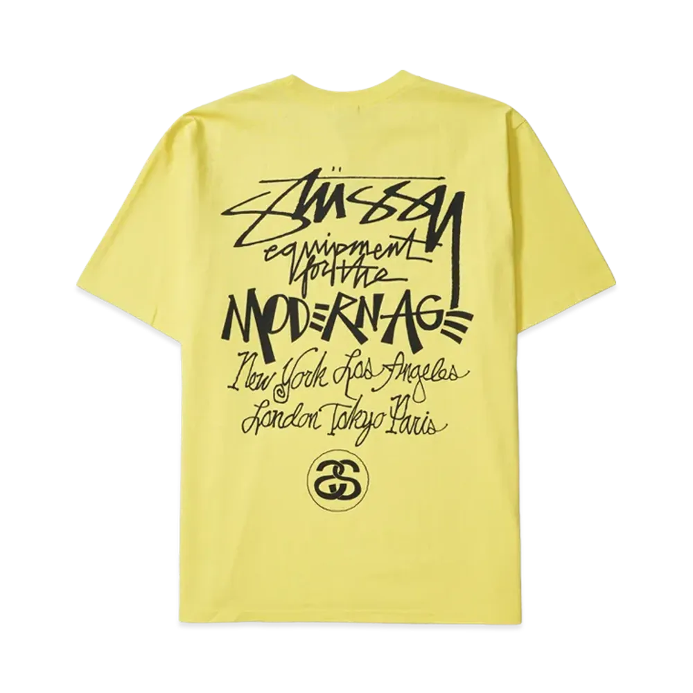 Stussy Modern Age Tee "Yellow"