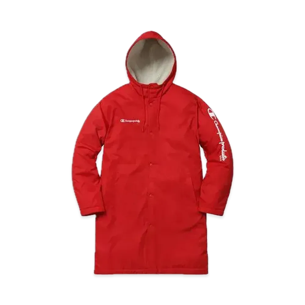 Supreme x Champion Stadium Parka "Red"