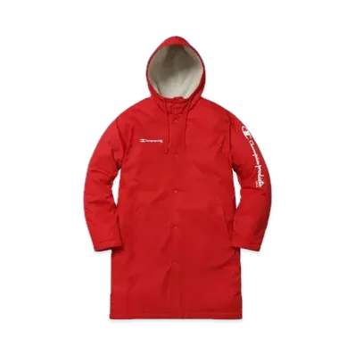 Supreme x Champion Stadium Parka "Red"