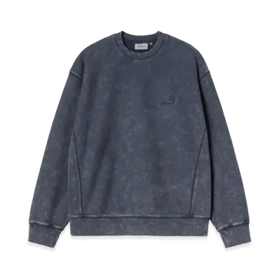 Carhartt WIP Lambert Sweat "Dark Navy Moon Wash"