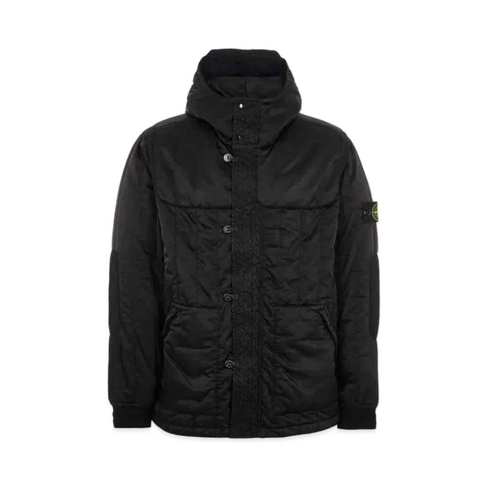 Stone Island 40921 NYLON RASO QUILTED-TC "Black"