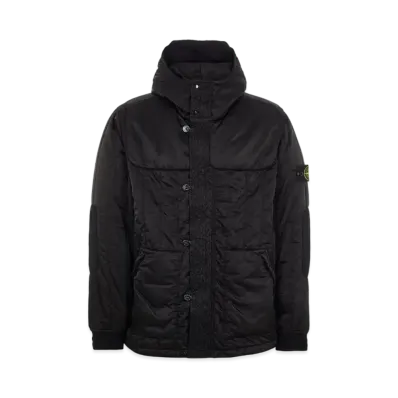 Stone Island 40921 NYLON RASO QUILTED-TC "Black"