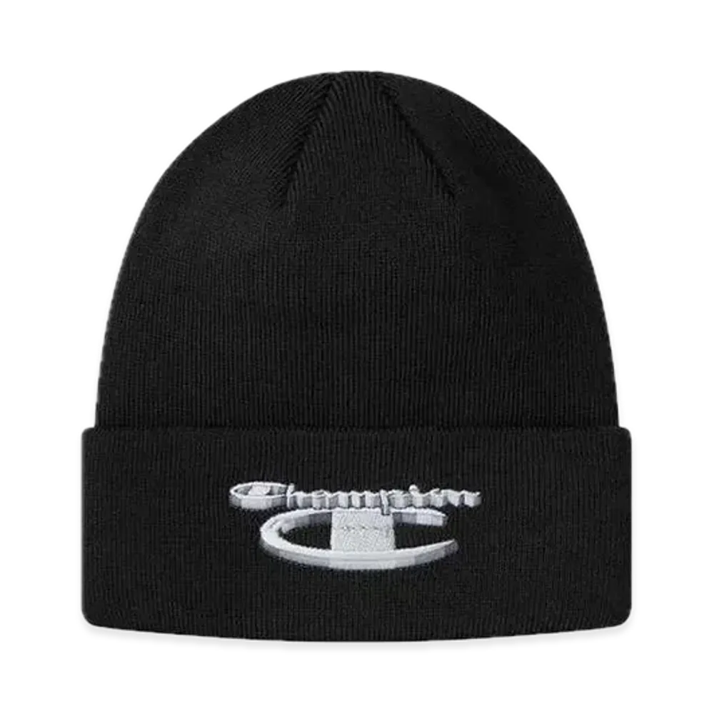 Supreme x Champion 3D Metallic Beanie "Black"