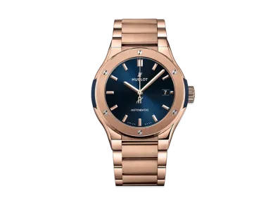 HUBLOT Classic Fusion Blue King Gold Bracelet 45mm