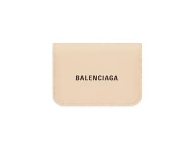 BALENCIAGA Cash Mini Wallet "Beige"