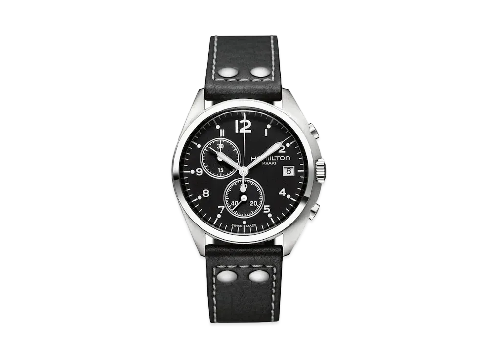 Hamilton Khaki Aviation Pilot Pioneer Chrono Quartz