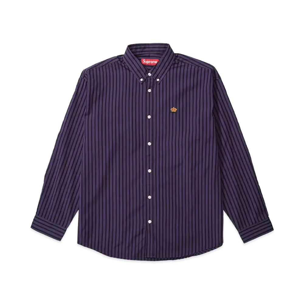 Supreme Stripe Shirt "Purple"