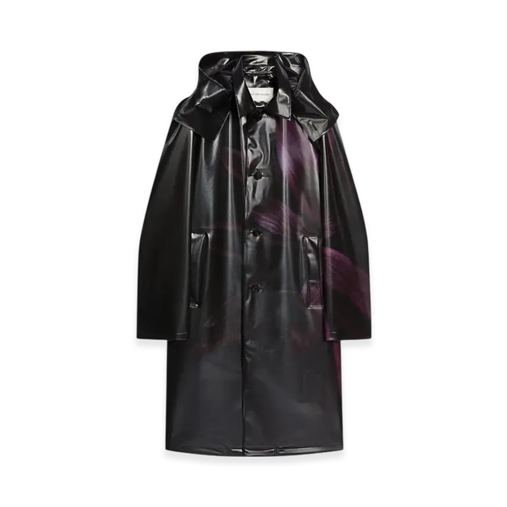 DRIES VAN NOTEN Loose Fit Mac "Black"