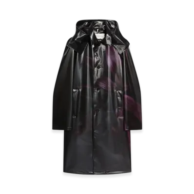 DRIES VAN NOTEN Loose Fit Mac "Black"