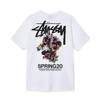 Stussy Bouquet Tee "White"