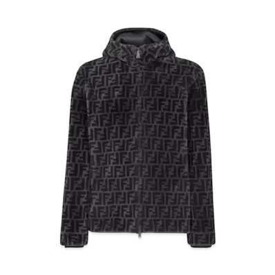 FENDI Men's Blouson Shearling Jacket "Multi Color"