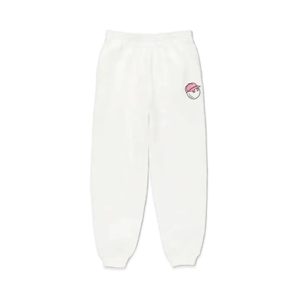 WIND AND SEA x MALBON SWEAT PANTS "White"