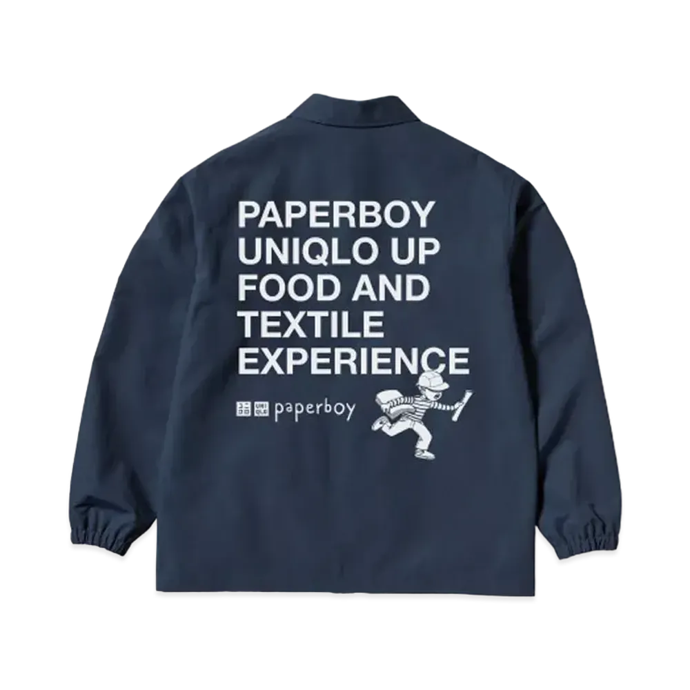 Uniqlo x paperboy Veste Style Sport "Bleu Marine"