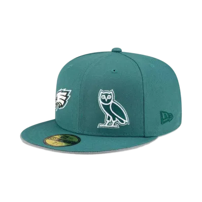 NEW ERA x OVO 59Fifty NFL Philadelphia Eagles "Emerald Green"