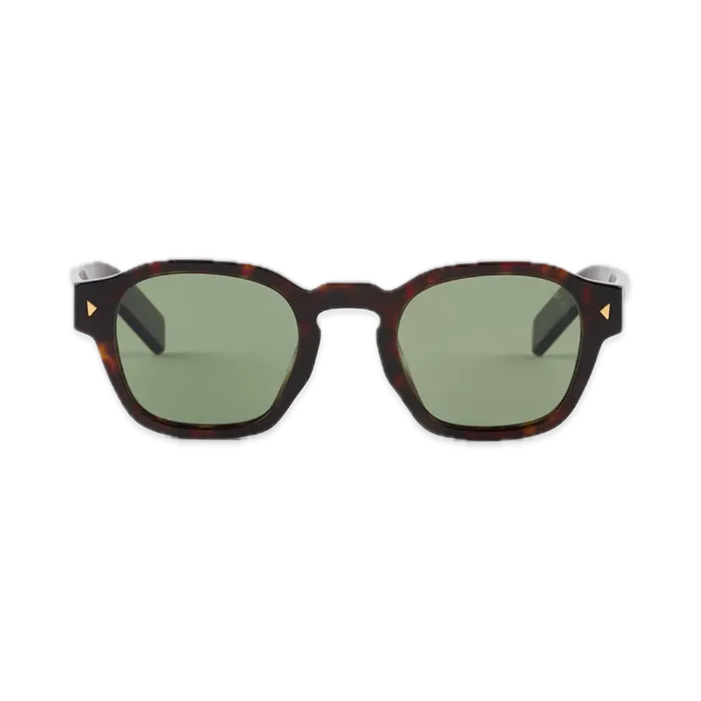 PRADA Metal Plaque Sunglasses "Willow Green"