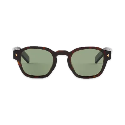 PRADA Metal Plaque Sunglasses "Willow Green"