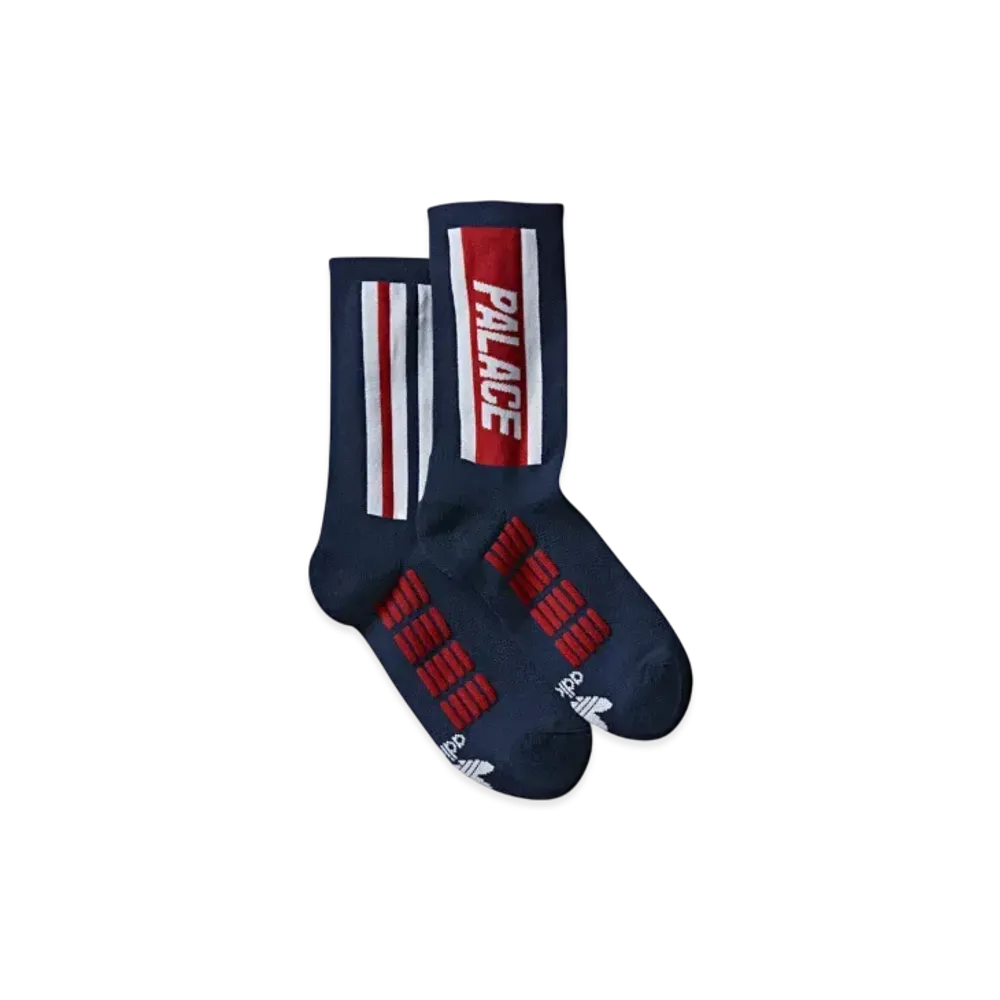 PALACE x Adidas Team Sock "Indigo White"