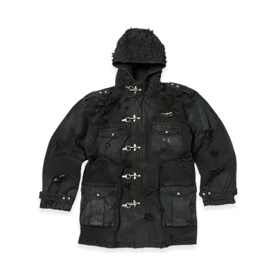 THUG CLUB TC Shadow Tribal M-65 Jacket "Black"