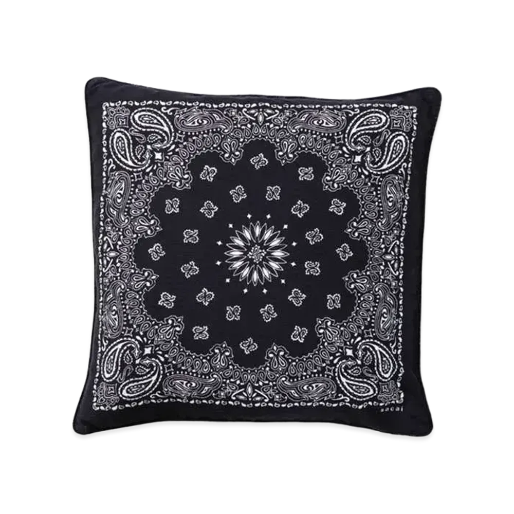 sacai Bandana Cushion Cover S "Navy"
