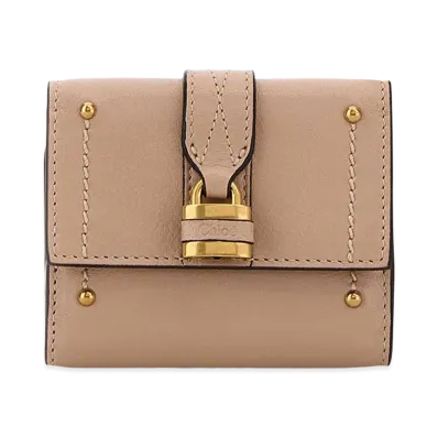Chloe Women's Leather Mini Paddington Wallet "Antiqued Pink"